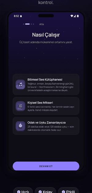 Focus Sounds uygulaması
