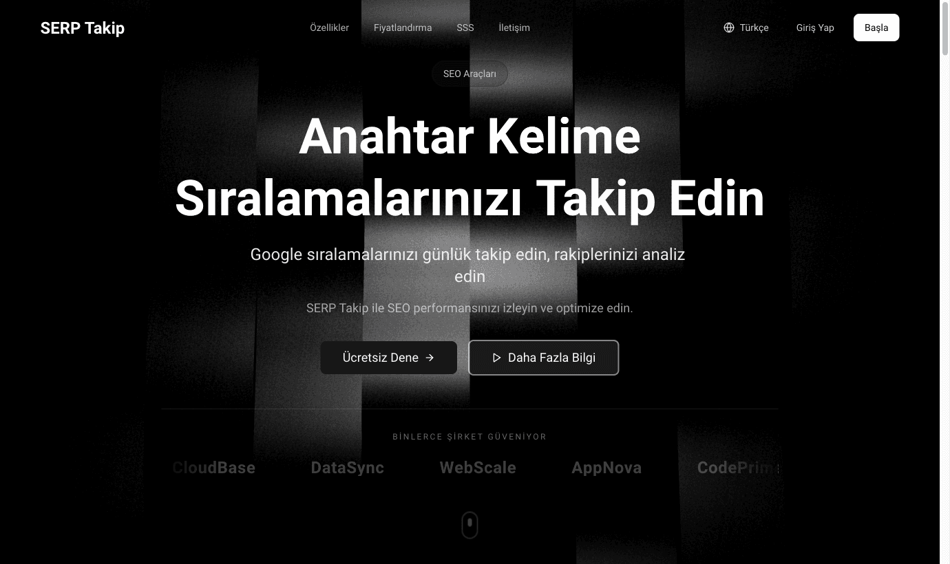 SERP Takip sıralama platformu